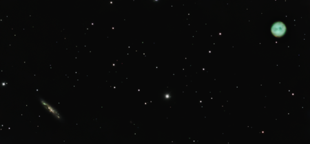 M 108 - M 97 - Owl Nebula