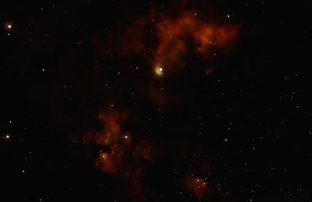 NGC 7822 - Cosmic Question Mark